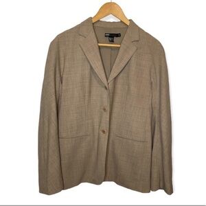 DKNY Fully lined Wool Khaki Blazer​​​​‎